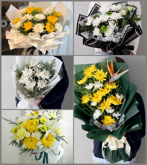 贵州六盘水水城县玉舍镇元箐村白事花束代送